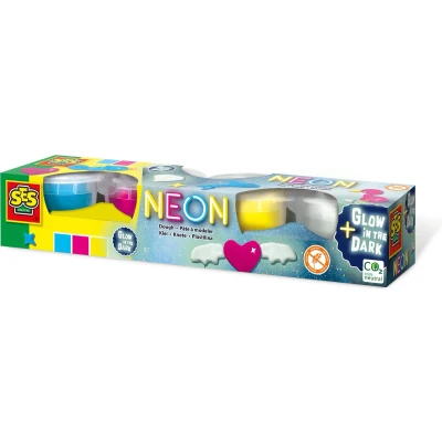 Afbeelding van SES Neon en Glow in the Dark Klei