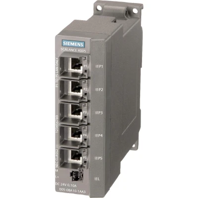 Afbeelding van Siemens 6GK5005 0BA10 1AA3 Industrial Ethernet Switch 10 / 100 MBit/s