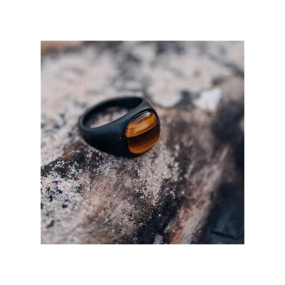 Afbeelding van iXXXi Men Cadillac Zwart Mat Heren Ring 23mm