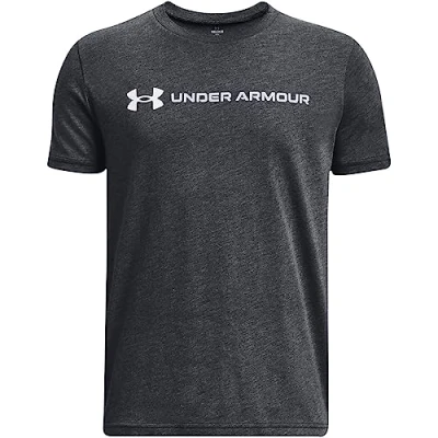 Afbeelding van Under Armour UA B LOGO WORDMARK SS Jongens Sportshirt Maat YXL