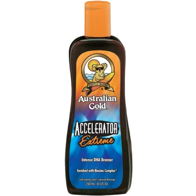 Afbeelding van Australian Gold Accelerator Extreme Zonnebankcrème 250 ml zonnebank bescherming snelbruiner