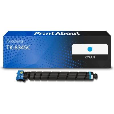 Afbeelding van Huismerk Kyocera TK 8345C Toner Cyaan