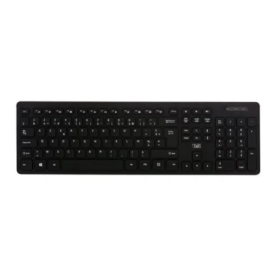 Image de Clavier gaming filaire Azerty T&#039;n&#039;b avec 3 x Hub USB A intégrés Noir
