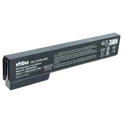 Afbeelding van vhbw Batterij compatibel met HP ProBook 6360b, 6460b, 6465b, 6470b, 6475b, 6560b, 6565b, 6570b laptop (5200mAh, 10,8V, Li ION)