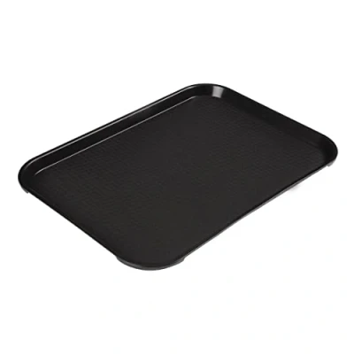 Afbeelding van Cambro polypropyleen fastfood dienblad zwart 41x30cm