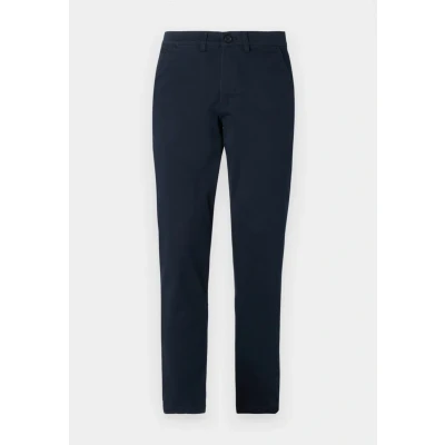 Afbeelding van Selected heren New Miles slim fit chino met steekzakken in de kleur Donkerblauw, maat: W31/L32
