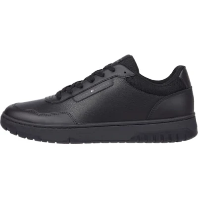 Afbeelding van Tommy Hilfiger Th Basket Core Lite LTH Fm0fm05369 herensneakers, zwart, 42 EU