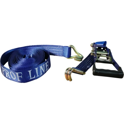 Afbeelding van Zware spanband &quot;PROF LINE&quot; blauw 50mm 9000mm Novio Sjorbanden &amp; autosjorbanden BouwmanAanhangwagens.nl
