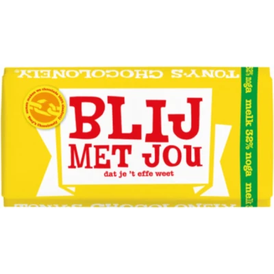 Afbeelding van Tony&#039;s Melk Nogat Liefde 15x180g