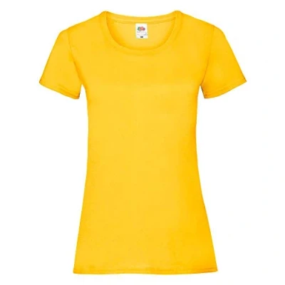 Afbeelding van Fruit of the Loom, Lady Fit T shirt &quot;Valueweight Tee&quot;, Zonnebloem