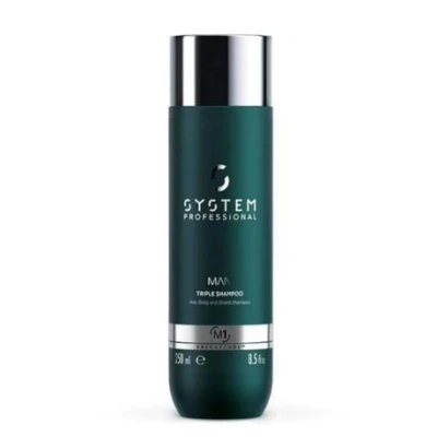 Afbeelding van System Professional Man Triple Shampoo 250ml