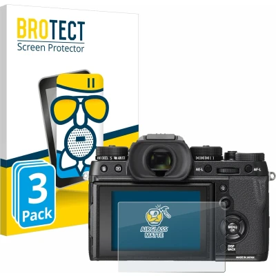 Afbeelding van BROTECT Screenprotector voor Fujifilm X T2 Folie Beschermfolie Beschermglas matte (3 Stuks)