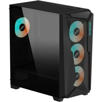 Afbeelding van ATX Semi toren doos Gigabyte C301 GLASS Zwart