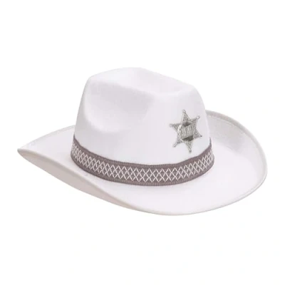 Afbeelding van Widmann Cowboyhoed met lint en ster voor carnaval themafeesten