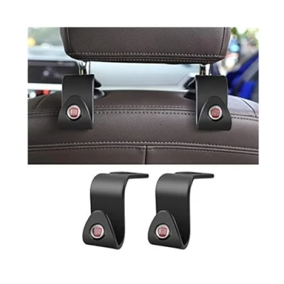 Afbeelding van NICOLIE 2 stuks autostoelhaken accessoires draagbare hangende zakhouder compatibel met auto