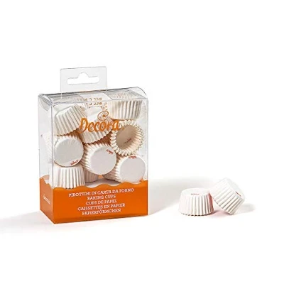 Afbeelding van DECORA Carta da Forno 0339754 bakvormen, 27 x 17 mm, wit, 200 stuks