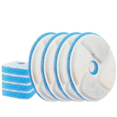 Afbeelding van Model WF350 speciale filters voor fontein, reservefilter waterdispenser katten en honden, 4 stuks