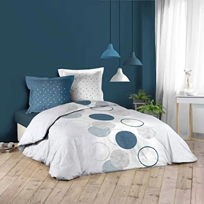 Afbeelding van DOUCEUR D&#039;INTERIEUR 3 delige set 240 x 220 cm melkweg