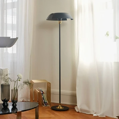 Afbeelding van AYTM Cycnus vloerlamp zwartgoud