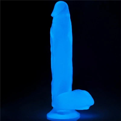Afbeelding van Lovetoy Dildo 26 cm Lumino Play Glow In The Dark