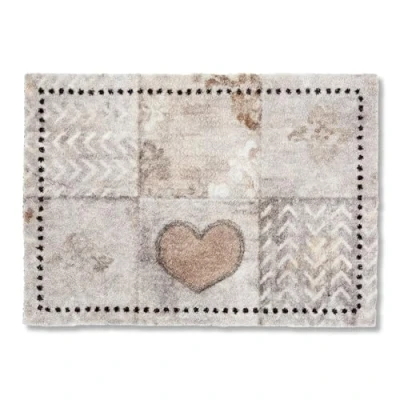Afbeelding van ASTRA Pure &amp; Soft Pluizige deurmat patchwork 50 x 150 cm binnen wasbaar duurzame gangtapijt