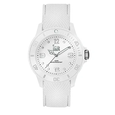 Afbeelding van ICE Watch Sixty Nine White Unisex wit horloge met siliconen band 014581, Wit., Medium (40 mm)
