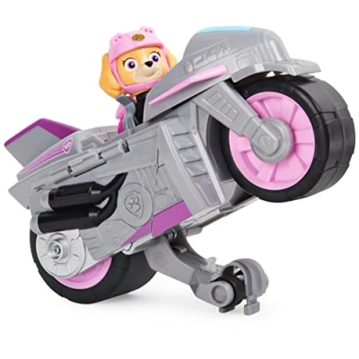 Afbeelding van PAW Patrol , Moto Pups Deluxe terugtrekmotor met wheelie functie en figuur