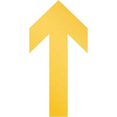 Afbeelding van Durable 104804 Vloermarkeringsvorm pijl, verwijderbaar Geel 10 stuk(s) (b x h) 100 mm 200