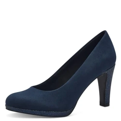 Afbeelding van Marco Tozzi Klassieke pumps, Dames, Maat: 40, Navy Textiel