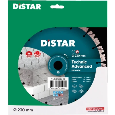Afbeelding van &#039;&#039;DISTAR&#039;&#039; Diamantschijf Technic Advanced 230 mm beton,gewapend beton