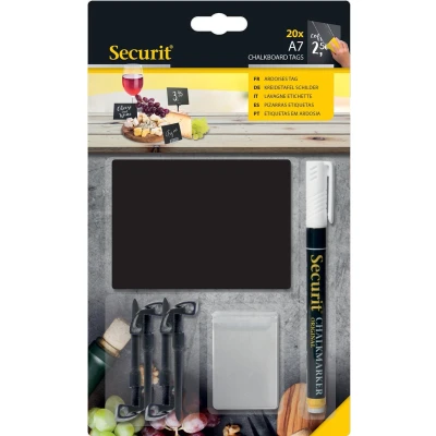Afbeelding van Prijs tags, Securit, A7, incl. krijtstift (20 krijtbordjes)