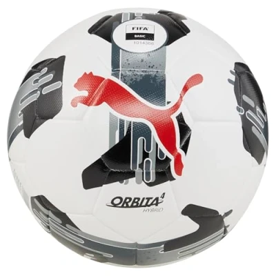 Afbeelding van Puma Orbita 4 FIFA Basic Unisex Voetbal, Maat: 5, White/black