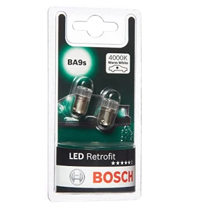 Image de Bosch Automotive T4W LED Retrofit lampes auto 4 000 K 12 V 1 W BA9s 2 ampoules