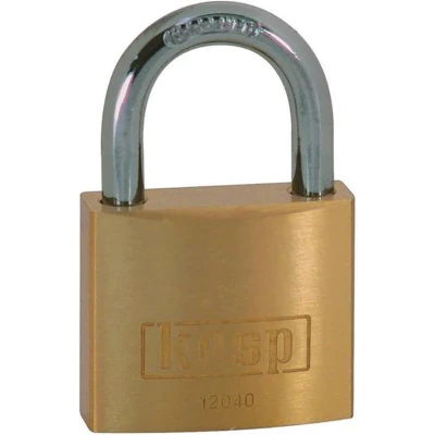 Afbeelding van Kasp K12040 Hangslot 40 mm Verschillend sluitend Goud geel Sleutelslot