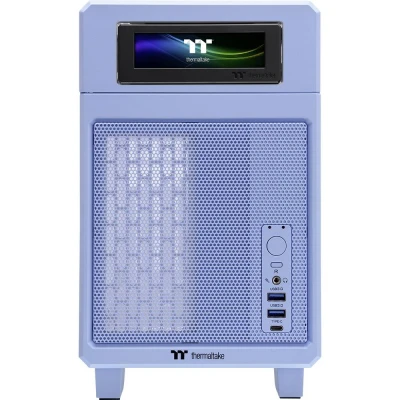 Afbeelding van Thermaltake TR100 Hydrangea Blue Mini tower Gaming behuizing Babyblauw