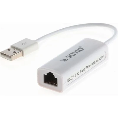 Afbeelding van Savio CL 24 tussenstuk voor kabels USB RJ 45 Wit