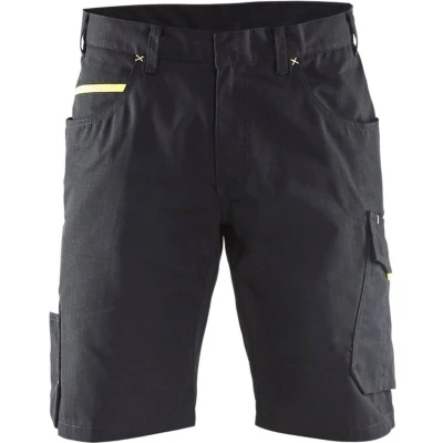 Afbeelding van Blaklader Service short 1499 1330 Zwart/High Vis Geel C44