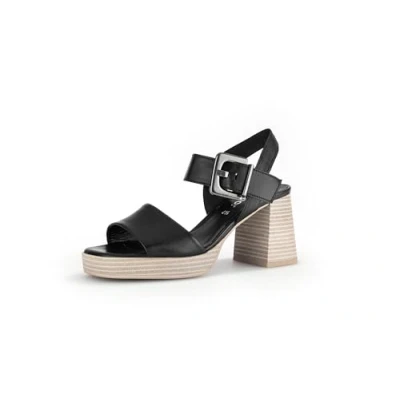 Afbeelding van Gabor Sandalen met riempjes voor dames, Zwart 27