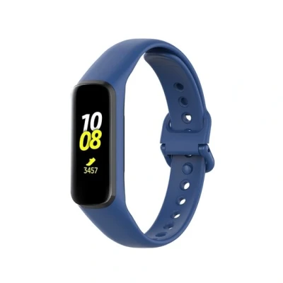 Afbeelding van Siliconen bandje Donkerblauw Samsung Galaxy Watch Fit 2