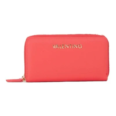 Afbeelding van VALENTINO Portemonnee Divina SA Zip Around Wallet Corallo Koraalrood