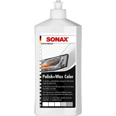 Afbeelding van SONAX Witte lak + was (500 ml) Maakt fijne oneffenheden glad, polijst en verfrist de kleuren van Artikelnummer: 0296000 810