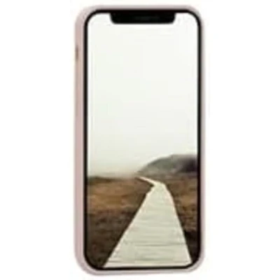Image de dbramante1928 Monaco Coque de protection pour téléphone portable bouton pression compatibilité avec MagSafe 100 % plastique recyclé sable rose Apple iPhone 13 Pro