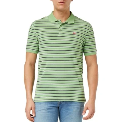 Image de Levi&#039;s Polo Housemark pour homme, logo Chesthit, Hopscotch Stripe Asp, XS