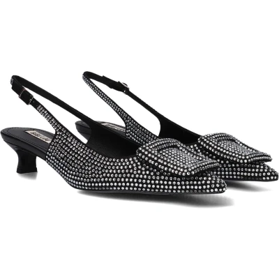 Afbeelding van Bibi Lou Klassieke pumps, Dames, Maat: 35, Zilver Veloursleer