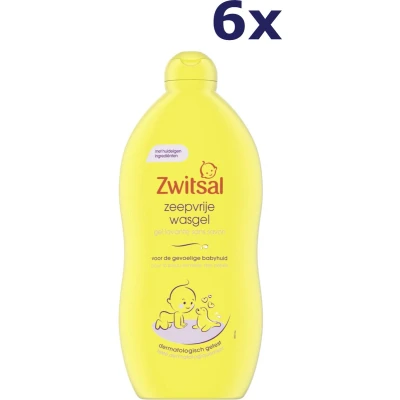 Afbeelding van 6x Zwitsal Wasgel 700 ml