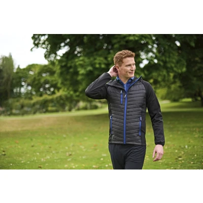 Afbeelding van Regatta Navigate Hybrid Jacket RG0549 Black/Orange Pop XL