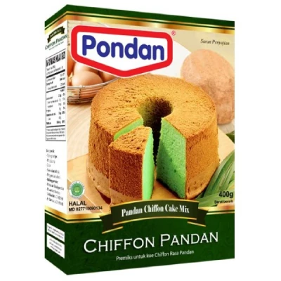 Afbeelding van Pondan unifood Cakemix Pandan Chiffon 400 g