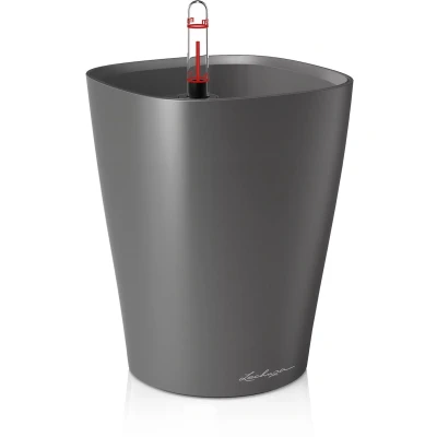 Afbeelding van Lechuza Mini Deltini Tafel bloempot Antraciet metallic