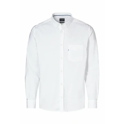 Afbeelding van Olymp Regular FIT, Pointes Overhemd, Heren, Maat: XL, Blanc