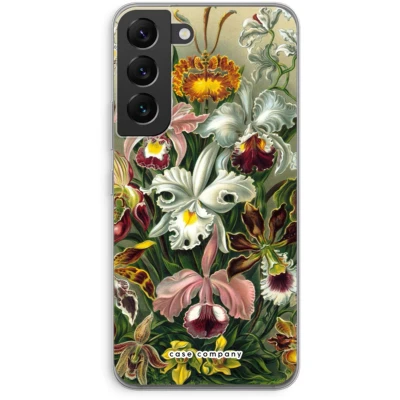 Afbeelding van Case Company® hoesje geschikt voor Samsung Galaxy S22 Haeckel Orchidae Soft Cover Telefoonhoesje Bescherming aan alle Kanten en Schermrand
